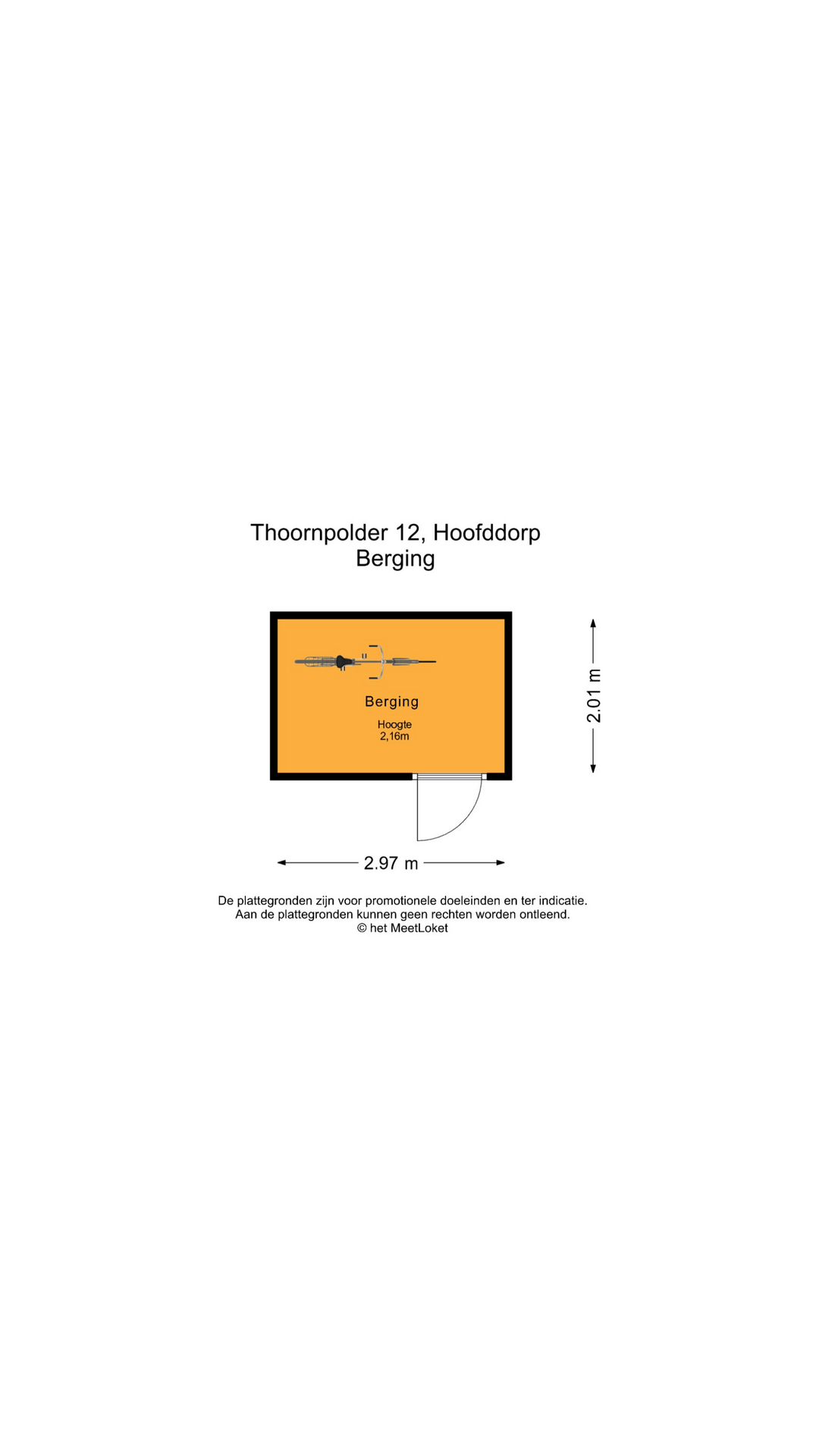 Thoornpolder 12 , 2134 WN Hoofddorp map